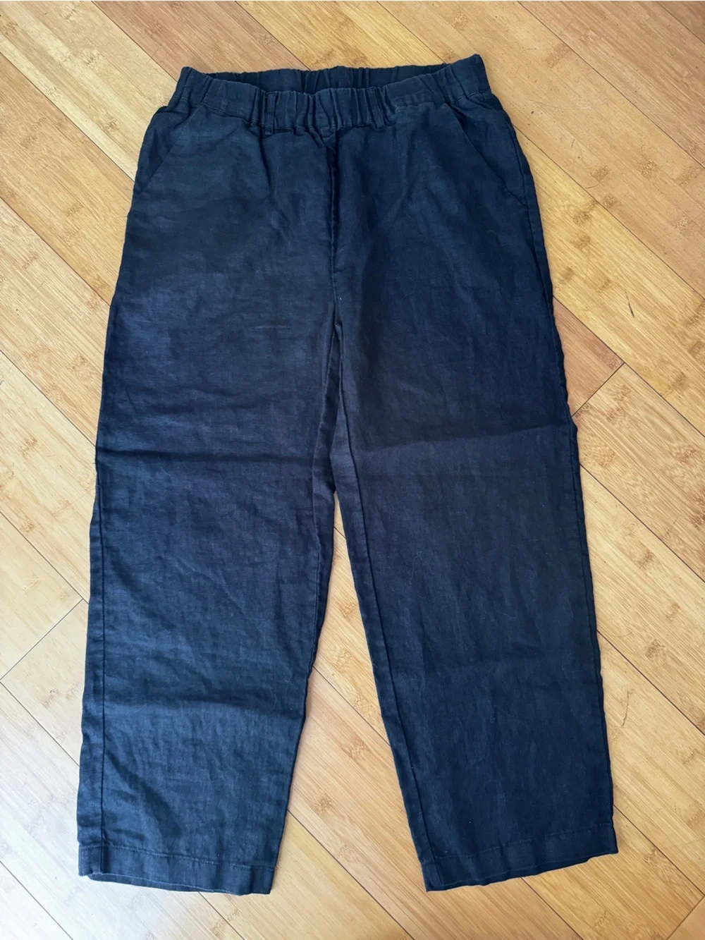QUINCE 100% European linen pants